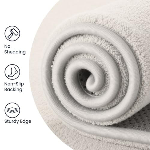 Sour Lemon 6x9 Area Rugs for Living Room Bedroom, Large Carpet White Rug