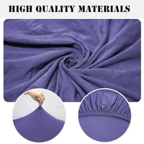 Armless Stretch Futon Cover Sofa Bed Slipcover 3 Seater Elastic Full Queen Folding Couch Covers Furniture Protector Velvet-Soft Waterproof Washable Pets Dogs Cats(Coffee,Large(190-210cm))