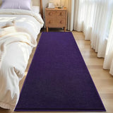 ISEAU 2x8 Soft Runner Rug for Hallway, Washable and Non-Slip, Purple