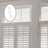 16 Pcs Hidden Blind Clips 2 inch Hidden Channel Valance Clips Clear Plastic Valance Retainer Clips for Home Window Blinds