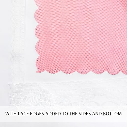 XiDi Pink Curtains for Bedroom Decor, Baby Pink Kids Blackout Curtains for Girls Room, Princess Unicorn Wall Decor Set of 1 Panel, 34x63 Inches