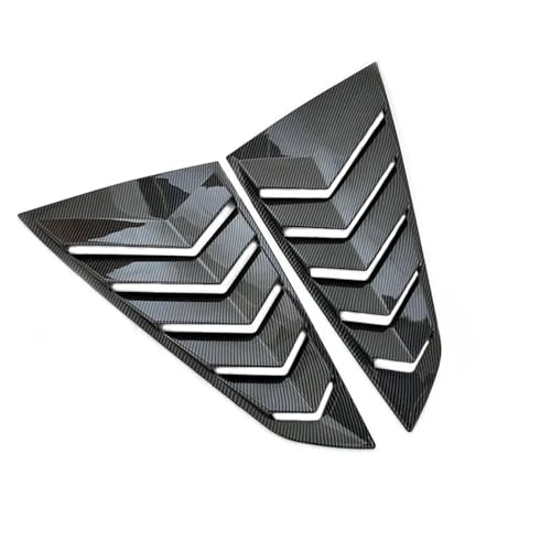 Compatible with Car Rear Window Exterior Shutter Decoration Auto Parts Compatible for Ford Mustang 2024 Side Blind Vent Louver Modified Body Kits