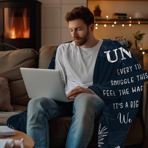 Uncle Gifts - Best Uncle Blanket for Fathers Day, Birthday, Christmas & Thanksgiving - 50" x 60"