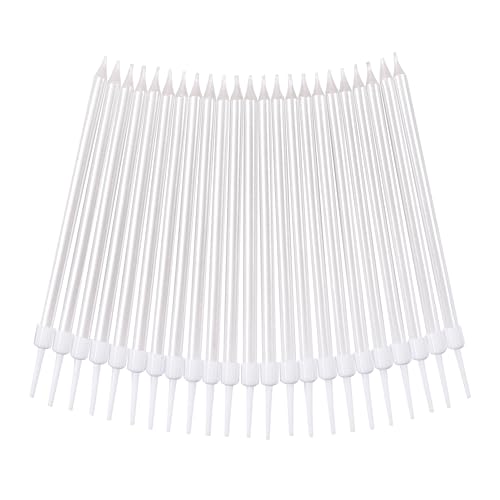 PHD CAKE Pearl White Long Thin Birthday Candles, Cake Candles, Birthday Parties, Wedding Decorations, Party Candles