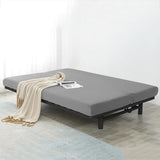 Velvet Armless Futon Cover 3/2 Seater Stretch Sofa Bed Slipcover, All-Inclusive Armless Sofa Covers Slipcovers, Anti-Slip Futon Covers Slipcovers, Futon Cover Stretch Armless Sofa Bed,C