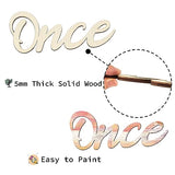 Once Upon a Time Sign Nursery Decor Once Upon a Time Wood Sign Wall Decor for Reading Corner Kids Room Family Bookshelf Home Décor Birthday Present DIY Decoration