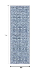 3x8 Washable Runner Rug, Non Slip Soft Area Rug for Hallway Kitchen