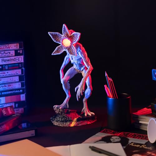Grupo Erik Stranger Things Demogorgon Figure Lamp - Red LED Light - USB & Battery Powered - Official Netflix Merchandise