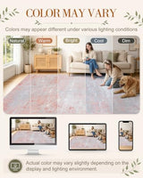 OLANLY 2x3 Washable Small Rug Non Slip Indoor Door Mat for Entryway Bedside