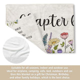 Afterprints 60th Birthday Gifts for Women, Chapter 60 Birthday Blanket, 60 Year Old Bday Gift for Woman, Friend, Sister, Mom, 1966, 60th Birthday Decorations, Turning 60 Throw Blankets 50'' x 60''