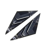 Car Window Side Louver Cover Trim Compatible with Hyundai Sonata Sedan 2011 2012 2013 2014 Exterior Door Panel