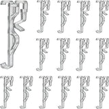 Valance Clips 20pcs 2.5inch Clear Plastic Hidden Retainer Holder Clip for Window Blind Valance,Horizontal Faux & Wood Blinds Parts