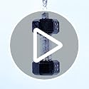 Old World Christmas Dumbbell Glass Blown Ornament for Christmas Tree, Handcrafted Holiday Decoration, Sport Collection