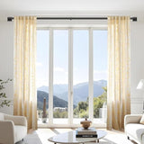 Black Curtain Rods for Windows 48-90Inch(4-7.5ft) Heavy Duty Wrap Around Blackout Curtain Rods,Adjustable Room Darkening Drapery Rod for Bedroom, Living Room, Sliding Door & Outdoor Patio