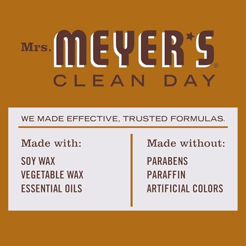 Mrs. Meyer's Soy Aromatherapy Candle, 35 Hour Burn Time, Made with Soy Wax and Essential Oils, Limited Edition Acorn Spice, 7.2 oz - Pack of 2