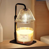 Candle Warmer Lamp with Timer Dimmer Adjustable Height,Electric Dimmable Wax Warmer for Scented Jar Candles,Mom Birthday Gifts for Women,House Warming Gifts New Home Bedroom Decor,Black