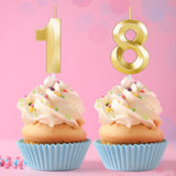 18th Birthday Candles,18th Birthday Decorations for Girls Boys,Happy Birthday Cake Topper for Men,18 Year Old Boy Birthday Gifts