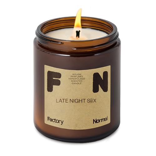Scented Soy Candle Amber Jar Perfume Candle Aroma Healing Gift (8oz, Late Night S*x)