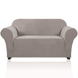 PrinceDeco Stretch Loveseat Sofa Cover Bundle T Cushion Loveseat Slipcover, Taupe