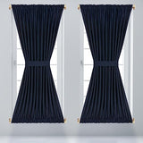Amazing Drapery Hardware White Swivel Sash Curtain Rods with Brass Ends, Set of 2 (Hardware Included) - Adjustable Length 11-19 Inches, Easy to Install Metal Rods for Doors, Windows, and Sidelights