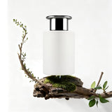 Glass Diffuser Bottles White Diffuser Jars with Silver Caps Set of 4 – 4.2 inches High, 120ml 4.06 Ounce. Fragrance Accessories Use for DIY Replacement Reed Diffuser Sets.