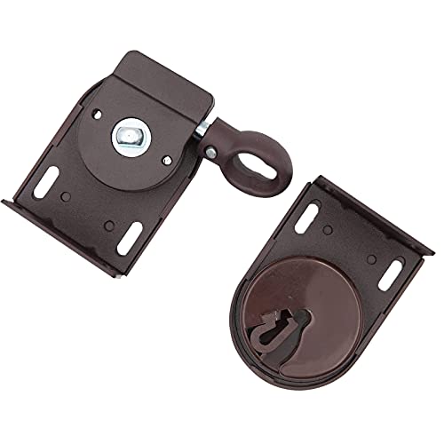 Cordless Bracket, Usual Replacement Parts for Indoor/Outdoor Sun Shades or Roller Up Blinds (Brown)