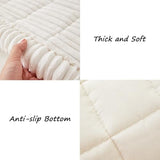 Awjcsv Couch Cover for Dogs Washable, Fuzzy Pet Couch Covers for 3 Cushion Sofa Pet Friendly, Non Slip Sofa Cover (White, 27.6" X 70.9"/70 X 180cm)