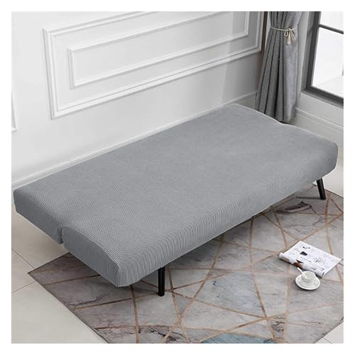 Waterproof Futon Cover Stretch Sofa Bed Slipcover Armless Furniture Protector for RV Camper Full Queen Size Foldable Sofa Bed Loveseat Slipcover Machine Washable(Purple,63-75in/160-190cm)