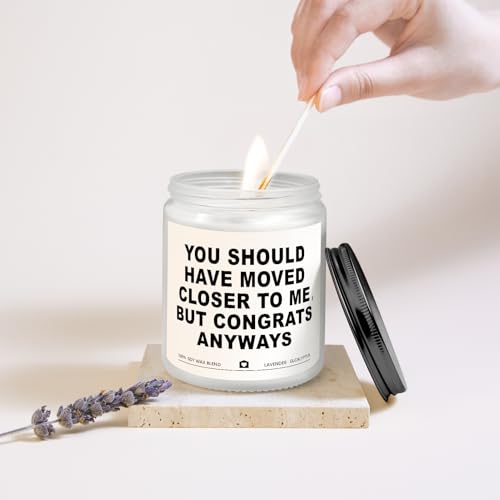 Housewarming Gifts New Home, Best Housewarming Gifts 2026 - Handmade Lavender Scented Candle - New Home Gift Candle Ideas, House Warming Gift for Friends Couple New Homeowner (7oz)
