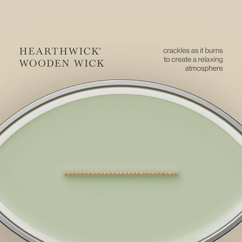 WoodWick Matcha Zest Scented Candle, Crackling Wick, 16oz