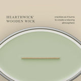WoodWick Matcha Zest Scented Candle, Crackling Wick, 16oz