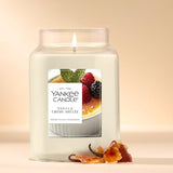Yankee Candle Vanilla Crème Brûlée Scented Candle, 22oz Large Jar