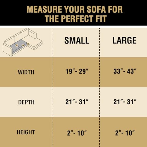 H.VERSAILTEX Super Stretch Individual Jacquard Couch Cushion Covers Furniture Protector Spandex Anti-Slip Soft Thickened Slipcovers Easy Install, (1 PC, Large Sofa Seat Couch Cover, Ivory)