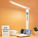 Led Desk Lamp Dimmable Desk Light Reading Lamp 3 Lighting Modes, Eye Protection Accessories, Study Desk Lamp Equipped USB Charger Suitable for Home Office is for Gift Giving
