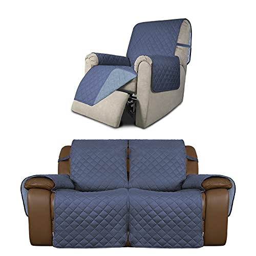 Easy-Going Product Bundles Reversible Recliner Chair Cover，Loveseat Recliner Cover