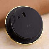 Hicarer 2.8 Inch/ 70 mm Quartz Clock Insert, Gold Trim, Arabic Numeral, Quartz Movement (Gold Trim)