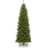 National Tree Company 6 ft Unlit North Valley Spruce Slim Artificial Christmas Tree, 636 Tips, Includes Stand, Green