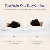 FluffCo Zen Fluff® Down Alternative Bed Pillow - Firm, King Size (1 Pack)