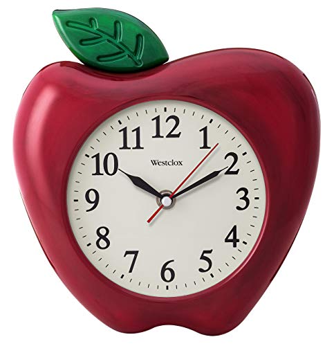 Westclox 10" 3-Dimensional Apple Wall Clock- Model #38038A