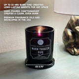 DW Home Warm Tobacco Pipe Scented Candle for Home, 9 oz, Copper Lid Single Wick Candle Jar, Up to 33H Burn Time, Luxury Scented Candle for Relaxation, Gifting, Home Decor