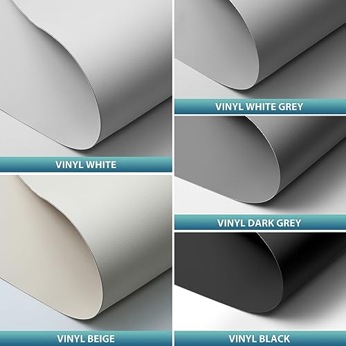 SmartWings 100% Blackout Smart Motorized Roller Shades, Multi-Color Samples | Customized Electric Automatic Roller Blinds with Remote for Indoor Windows