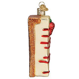 Old World Christmas Cheesecake Glass Blown Ornaments for Christmas Tree