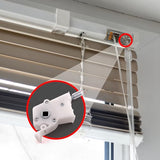 Amazing Drapery Hardware High Profile Wand Tilt Control 2ct - 1/4” Square Hole Heavy Duty Metal Mechanism for 2" Horizontal Blinds