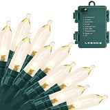 18ft 50 LED Battery Operated Christmas Lights, 8 Modes with Timer - Waterproof for Indoor & Outdoor Decor