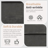 Poang Chair Cushion Replacement Cover,Slipcover with Zipper for Poang Armchair,Covers only (Grey)