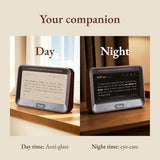 Literary Quote Clock with Time Quotes,Weather Quotes,Inspiration Quotes & Custom Quotes | Gentle Alarm & Night Mode | Personalized Gift for Writers and Book Lovers Essential