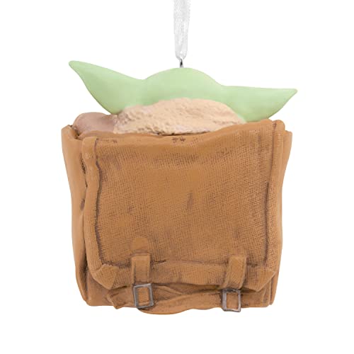 Hallmark Star Wars: The Mandalorian Grogu in Bag Christmas Ornament, May The 4th
