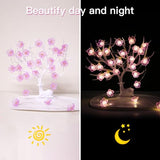 suddus Cherry Blossom Lights, 12.8 ft 40 LED Flower String Lights Battery Operated with Remote, Pink Fairy Light for Bedroom, Holiday, Party, Indoor,Christmas