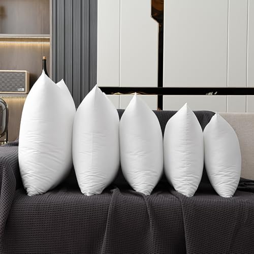 Bedding Throw Pillows for Sofa, Bed Couch Decorative Stuffer Pillow Throw Pillow Insert, Alternative Decorative Pillow (20x20 inch,2)