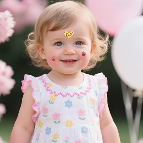 20 Sheets of 3D Stickers for Kids & Toddlers, Multiple Designs Self-Adhesive Puffy Stickers Includes Animals Numbers Letters Fruits for Scrapbooking Journal Water Bottle DIY Craft (Girl Style)
